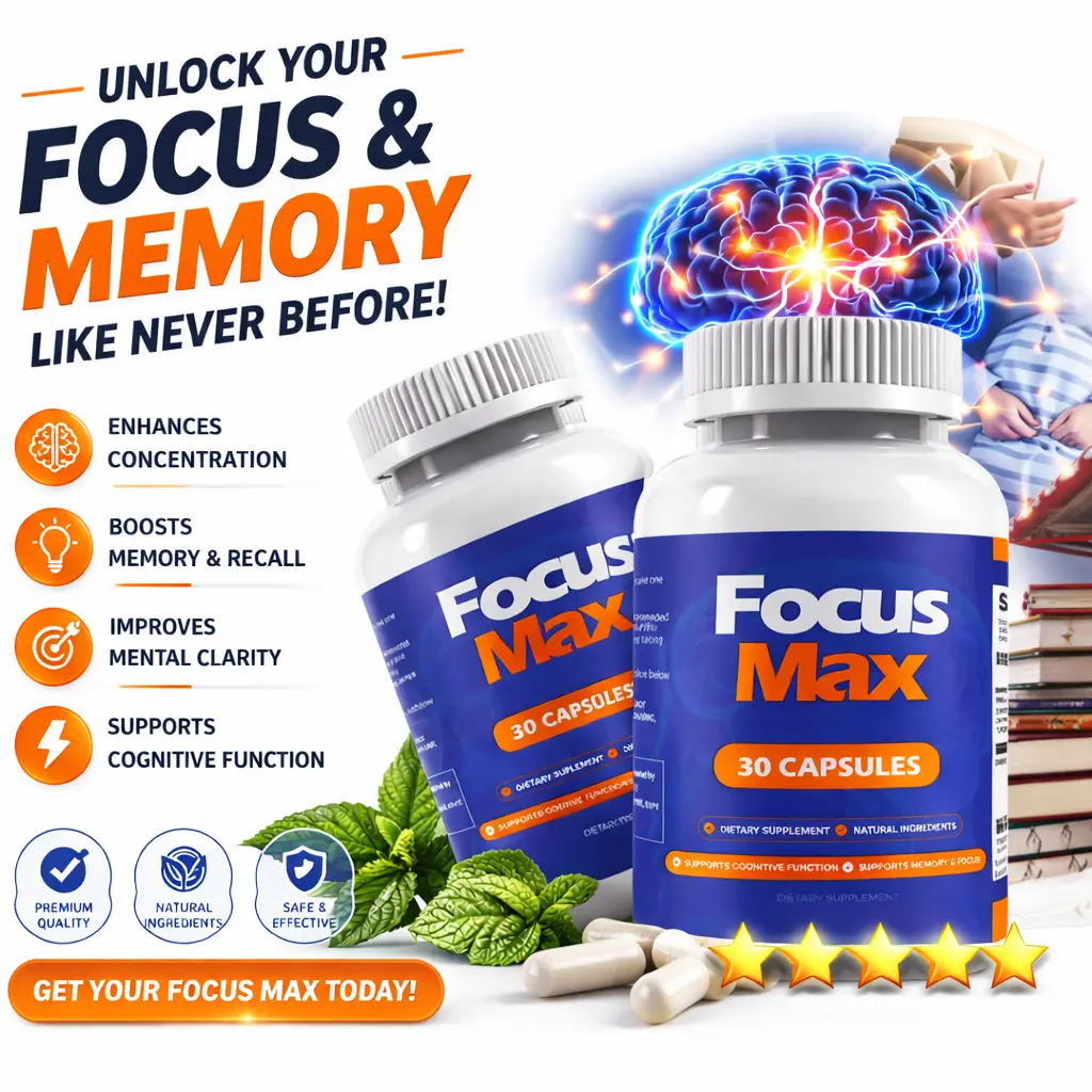 Tableta Focusmax FocusMax™ Official | Brain Boost for Sharp Focus